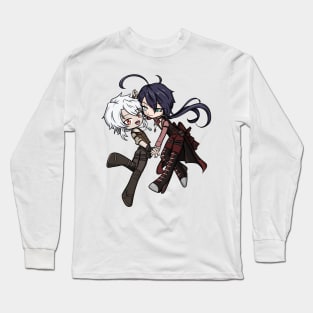 Legacy - Travis and Chiyohiko chibis Long Sleeve T-Shirt